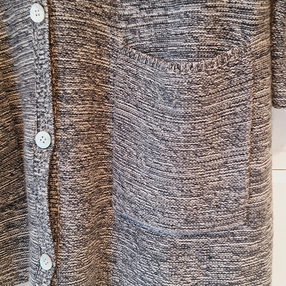 Eileen Fisher long button-down cardigan - Picture 3 of 6